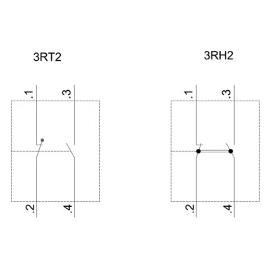 3RH2911-1HA11 - Auxiliary switch on the front, 1 NO + 1 NC Current path 1 NC, 1 NO for 3RH and 3RT screw terminal .1 - Siemens - Auxiliary switch on the front, 1 NO + 1 NC Current path 1 NC, 1 NO for 3RH and 3RT screw terminal .1 - Siemens - 0