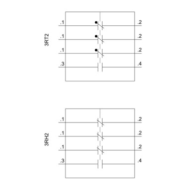 3RH2911-1HA13 - Auxiliary switch on the front, 1 NO + 3 NC Current path 1 NC, 1 NC, 1 NC, 1 NO for 3RH and 3RT screw - Siemens - Auxiliary switch on the front, 1 NO + 3 NC Current path 1 NC, 1 NC, 1 NC, 1 NO for 3RH and 3RT screw - Siemens - 0