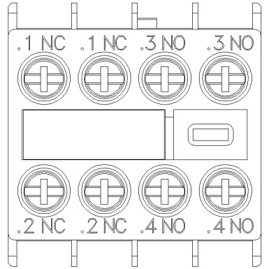 3RH2911-1HA22 - Auxiliary switch on the front, 2 NO + 2 NC Current path 1 NC, 1 NC, 1 NO, 1 NO for 3RH and 3RT screw - Siemens - Auxiliary switch on the front, 2 NO + 2 NC Current path 1 NC, 1 NC, 1 NO, 1 NO for 3RH and 3RT screw - Siemens - 3