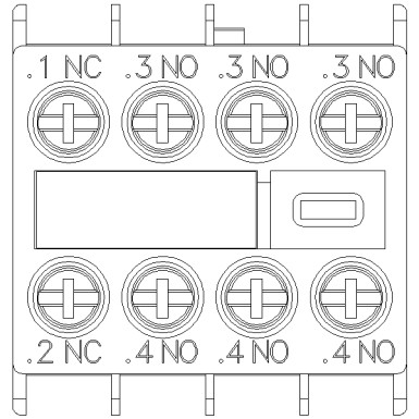 3RH2911-1HA31 - Auxiliary switch Front side, 3 NO + 1 NC Current path 1 NC, 1 NO, 1 NO, 1 NO For 3RH2 and 3RT2 Screw - Siemens - Auxiliary switch Front side, 3 NO + 1 NC Current path 1 NC, 1 NO, 1 NO, 1 NO For 3RH2 and 3RT2 Screw - Siemens - 0