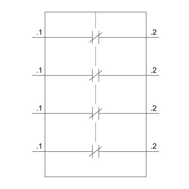 3RH2911-2FA04 - Auxiliary switch on the front, 4 NC Current path 1 NC, 1 NC, 1 NC, 1 NC for 3RH and 3RT spring-type - Siemens - Auxiliary switch on the front, 4 NC Current path 1 NC, 1 NC, 1 NC, 1 NC for 3RH and 3RT spring-type - Siemens - 1