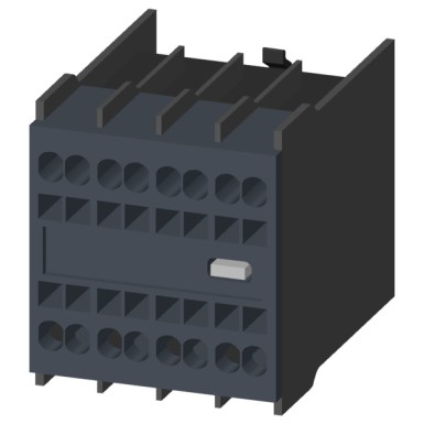 3RH2911-2FA40 - Auxiliary switch on the front, 4 NO Current path 1 NO, 1 NO, 1 NO, 1 NO for 3RH and 3RT spring-type - Siemens - Auxiliary switch on the front, 4 NO Current path 1 NO, 1 NO, 1 NO, 1 NO for 3RH and 3RT spring-type - Siemens - 0