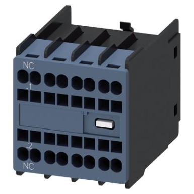 3RH2911-2HA01 - Auxiliary switch on the front, 1 NC Current path 1 NC for 3RH and 3RT spring-type terminal .1/.2 - Siemens - Auxiliary switch on the front, 1 NC Current path 1 NC for 3RH and 3RT spring-type terminal .1/.2 - Siemens - 4