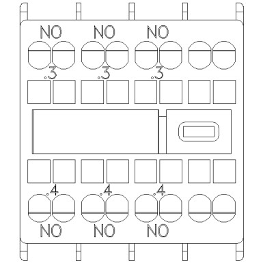 3RH2911-2HA30 - Auxiliary switch on the front, 3 NO Current path 1 NO, 1 NO, 1 NO for 3RH and 3RT spring-type termin - Siemens - Auxiliary switch on the front, 3 NO Current path 1 NO, 1 NO, 1 NO for 3RH and 3RT spring-type termin - Siemens - 4