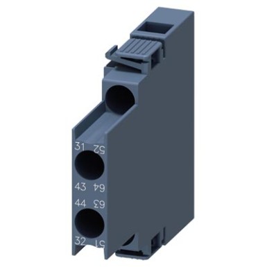 3RH2921-1DA11 - Auxiliary switch lateral, 1 NO + 1 NC Current path 1 NC, 1 NO for 3RH and 3RT screw terminal R: 31/3 - Siemens - Auxiliary switch lateral, 1 NO + 1 NC Current path 1 NC, 1 NO for 3RH and 3RT screw terminal R: 31/3 - Siemens - 1