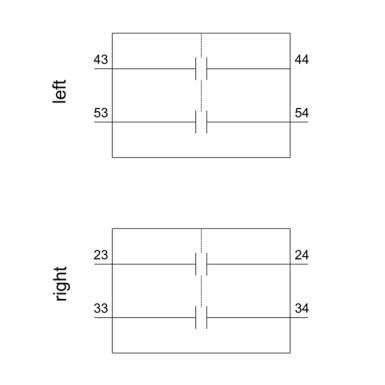 3RH2921-1DA20 - Auxiliary switch lateral, 2 NO Current path 1 NO, 1 NO for 3RH and 3RT screw terminal R: 33/34, 43/4 - Siemens - Auxiliary switch lateral, 2 NO Current path 1 NO, 1 NO for 3RH and 3RT screw terminal R: 33/34, 43/4 - Siemens - 4