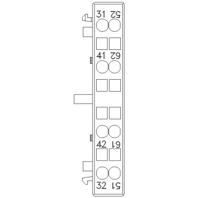 3RH2921-2DA02 - Auxiliary switch lateral, 2 NC Current path 1 NC, 1 NC for 3RH and 3RT spring-type terminal R: 31/32 - Siemens - Auxiliary switch lateral, 2 NC Current path 1 NC, 1 NC for 3RH and 3RT spring-type terminal R: 31/32 - Siemens - 1