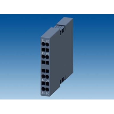 3RH2921-2DA20 - Auxiliary switch lateral, 2 NO Current path 1 NO, 1 NO for 3RH and 3RT spring-type terminal R: 33/34 - Siemens - Auxiliary switch lateral, 2 NO Current path 1 NO, 1 NO for 3RH and 3RT spring-type terminal R: 33/34 - Siemens - 0