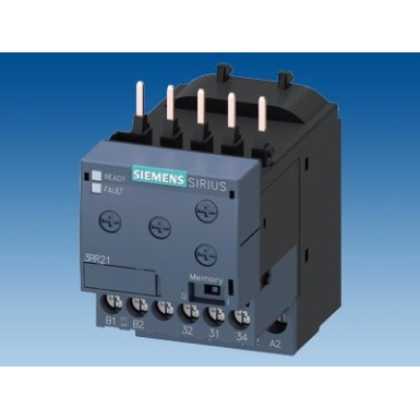 3RR2141-1AA30 - Monitoring relay, can be mounted to Contactor 3RT2, Size S00 basic, analog adjustment Apparent curre - Siemens - Monitoring relay, can be mounted to Contactor 3RT2, Size S00 basic, analog adjustment Apparent curre - Siemens - 0