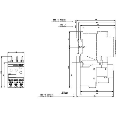 3RR2142-1AA30 - Monitoring relay, can be mounted to Contactor 3RT2, Size S0 basic, analog adjustment Apparent curren - Siemens - Monitoring relay, can be mounted to Contactor 3RT2, Size S0 basic, analog adjustment Apparent curren - Siemens - 1