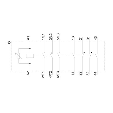 3RT1054-1AP36 - Power contactor, AC-3 115 A, 55 kW / 400 V AC (50-60 Hz) / DC operation 220-240 V UC Auxiliary conta - Siemens - Power contactor, AC-3 115 A, 55 kW / 400 V AC (50-60 Hz) / DC operation 220-240 V UC Auxiliary conta - Siemens - 4