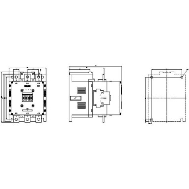 3RT1075-6AP36 - Power contactor, AC-3 400 A, 200 kW / 400 V AC (50-60 Hz) / DC operation 220-240 V UC Auxiliary cont - Siemens - Power contactor, AC-3 400 A, 200 kW / 400 V AC (50-60 Hz) / DC operation 220-240 V UC Auxiliary cont - Siemens - 0