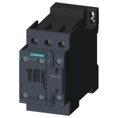 3RT2024-1BB40 - Power contactor, AC-3 12 A, 5.5 kW / 400 V 1 NO + 1 NC, 24 V DC 3-pole, Size S0 screw terminal - Siemens - Power contactor, AC-3 12 A, 5.5 kW / 400 V 1 NO + 1 NC, 24 V DC 3-pole, Size S0 screw terminal - Siemens - 3