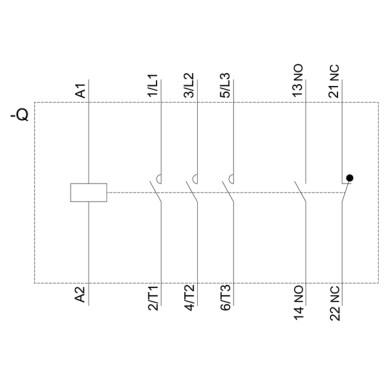 3RT2035-1AB00 - Power contactor, AC-3 40 A, 18.5 kW / 400 V 1 NO + 1 NC, 24 V AC 50 Hz, 3-pole, Size S2, screw termi - Siemens - Power contactor, AC-3 40 A, 18.5 kW / 400 V 1 NO + 1 NC, 24 V AC 50 Hz, 3-pole, Size S2, screw termi - Siemens - 0