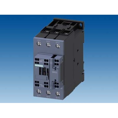 3RT2035-3AB00 - Power contactor, AC-3 40 A, 18.5 kW / 400 V 1 NO + 1 NC, 24 V AC 50 Hz, 3-pole, Size S2, Spring-type - Siemens - Power contactor, AC-3 40 A, 18.5 kW / 400 V 1 NO + 1 NC, 24 V AC 50 Hz, 3-pole, Size S2, Spring-type - Siemens - 3