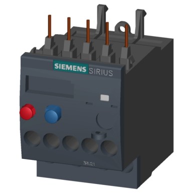 3RU2116-0GB0 - Overload relay 0.45...0.63 A Thermal For motor protection Size S00, Class 10 Contactor mounting Main - Siemens - Overload relay 0.45...0.63 A Thermal For motor protection Size S00, Class 10 Contactor mounting Main - Siemens - 5