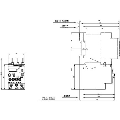 3RU2126-1CB0 - Overload relay 1.8...2.5 A Thermal For motor protection Size S0, Class 10 Contactor mounting Main ci - Siemens - Overload relay 1.8...2.5 A Thermal For motor protection Size S0, Class 10 Contactor mounting Main ci - Siemens - 5