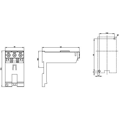 3RU2936-3AA01 - Stand-alone assembly support for 3RU21/3RB30/3RB31/3RR2 Size S2 Stand-alone installation Main circui - Siemens - Stand-alone assembly support for 3RU21/3RB30/3RB31/3RR2 Size S2 Stand-alone installation Main circui - Siemens - 2