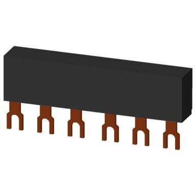 3RV1915-1AB - 3-phase busbars Modular spacing 45 mm for 2 switches Fork shape connections - Siemens - 3-phase busbars Modular spacing 45 mm for 2 switches Fork shape connections - Siemens - 0