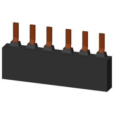 3RV1935-1A - 3-phase busbar for 2 circuit breakers Size S2 Modular spacing: 55 mm - Siemens - 3-phase busbar for 2 circuit breakers Size S2 Modular spacing: 55 mm - Siemens - 2