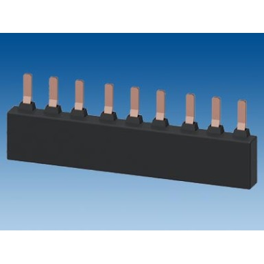 3RV1935-1B - 3-phase busbar for 3 circuit breakers Size S2 Modular spacing: 55 mm - Siemens - 3-phase busbar for 3 circuit breakers Size S2 Modular spacing: 55 mm - Siemens - 0