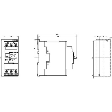 3RV2031-4JA10 - Circuit breaker size S2 for motor protection, CLASS 10 A-release 54...65 A N-release 845 A screw ter - Siemens - Circuit breaker size S2 for motor protection, CLASS 10 A-release 54...65 A N-release 845 A screw ter - Siemens - 4