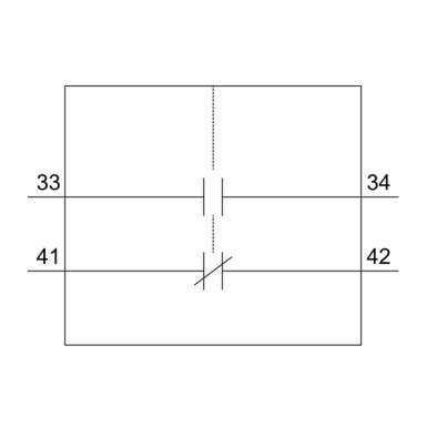 3RV2901-1A - Auxiliary switch can be mounted on the side 1 NO+1 NC screw terminal for circuit breaker 3RV2 - Siemens - Auxiliary switch can be mounted on the side 1 NO+1 NC screw terminal for circuit breaker 3RV2 - Siemens - 4