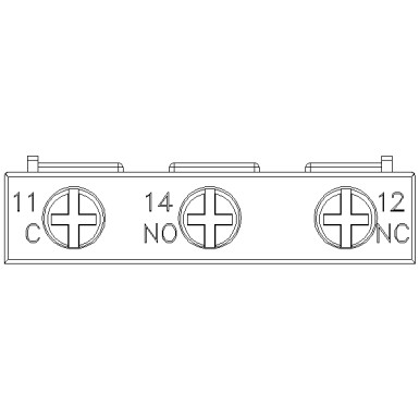 3RV2901-1D - Auxiliary switch transverse 1 CO, screw terminal for circuit breaker 3RV2 - Siemens - Auxiliary switch transverse 1 CO, screw terminal for circuit breaker 3RV2 - Siemens - 1