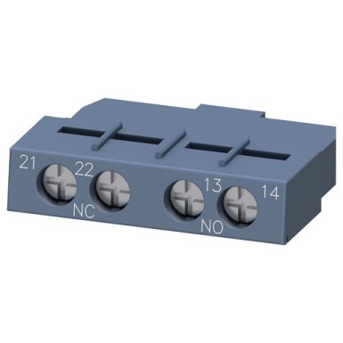 3RV2901-1E - Auxiliary switch transverse 1 NO+1 NC screw terminal for circuit breaker 3RV2 - Siemens - Auxiliary switch transverse 1 NO+1 NC screw terminal for circuit breaker 3RV2 - Siemens - 0