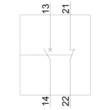 3RV2901-1E - Auxiliary switch transverse 1 NO+1 NC screw terminal for circuit breaker 3RV2 - Siemens - Auxiliary switch transverse 1 NO+1 NC screw terminal for circuit breaker 3RV2 - Siemens - 2