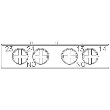 3RV2901-1F - Auxiliary switch transverse 2 NO, screw terminal for circuit breaker 3RV2 - Siemens - Auxiliary switch transverse 2 NO, screw terminal for circuit breaker 3RV2 - Siemens - 0