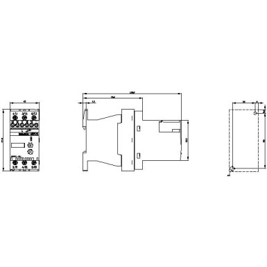 3RW3013-1BB04 - SIRIUS soft starter S00 3.6 A, 1.5 kW/400 V, 40 °C 200-480 V AC, 24 V AC/DC Screw terminals - Siemens - SIRIUS soft starter S00 3.6 A, 1.5 kW/400 V, 40 °C 200-480 V AC, 24 V AC/DC Screw terminals - Siemens - 1