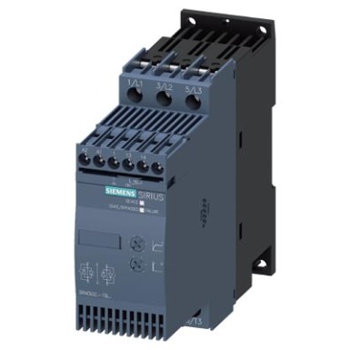 3RW3026-1BB04 - SIRIUS soft starter S0 25 A, 11 kW/400 V, 40 °C 200-480 V AC, 24 V AC/DC Screw terminals - Siemens - SIRIUS soft starter S0 25 A, 11 kW/400 V, 40 °C 200-480 V AC, 24 V AC/DC Screw terminals - Siemens - 3