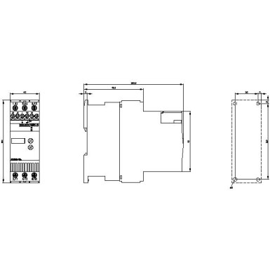 3RW3026-1BB04 - SIRIUS soft starter S0 25 A, 11 kW/400 V, 40 °C 200-480 V AC, 24 V AC/DC Screw terminals - Siemens - SIRIUS soft starter S0 25 A, 11 kW/400 V, 40 °C 200-480 V AC, 24 V AC/DC Screw terminals - Siemens - 4