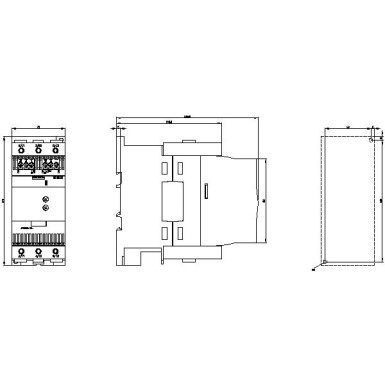 3RW3046-1BB04 - SIRIUS soft starter S3 80 A, 45 kW/400 V, 40 °C 200-480 V AC, 24 V AC/DC Screw terminals - Siemens - SIRIUS soft starter S3 80 A, 45 kW/400 V, 40 °C 200-480 V AC, 24 V AC/DC Screw terminals - Siemens - 2