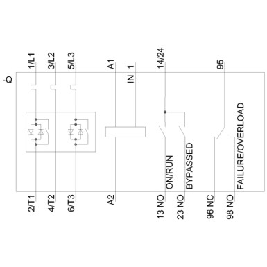 3RW4024-1BB04 - SIRIUS soft starter S0 12.5 A, 5.5 kW/400 V, 40 °C 200-480 V AC, 24 V AC/DC Screw terminals - Siemens - SIRIUS soft starter S0 12.5 A, 5.5 kW/400 V, 40 °C 200-480 V AC, 24 V AC/DC Screw terminals - Siemens - 0