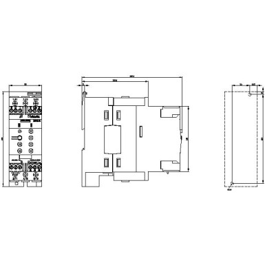 3RW4036-1BB04 - SIRIUS soft starter S2 45 A, 22 kW/400 V, 40 °C 200-480 V AC, 24 V AC/DC Screw terminals - Siemens - SIRIUS soft starter S2 45 A, 22 kW/400 V, 40 °C 200-480 V AC, 24 V AC/DC Screw terminals - Siemens - 1