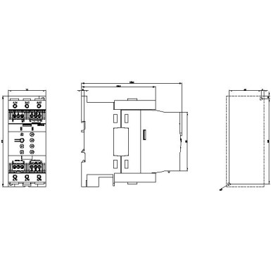 3RW4046-1BB04 - SIRIUS soft starter S3 80 A, 45 kW/400 V, 40 °C 200-480 V AC, 24 V AC/DC Screw terminals - Siemens - SIRIUS soft starter S3 80 A, 45 kW/400 V, 40 °C 200-480 V AC, 24 V AC/DC Screw terminals - Siemens - 2