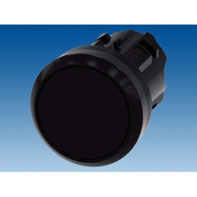 3SU1000-0AA10-0AA0 - Pushbutton, 22 mm, round, plastic, black, pushbutton, flat, latching, Push-to-release mechanism - Siemens - Pushbutton, 22 mm, round, plastic, black, pushbutton, flat, latching, Push-to-release mechanism - Siemens - 1