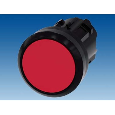 3SU1000-0AA20-0AA0 - Pushbutton, 22 mm, round, plastic, red, pushbutton, flat, latching, Push-to-release mechanism - Siemens - Pushbutton, 22 mm, round, plastic, red, pushbutton, flat, latching, Push-to-release mechanism - Siemens - 0