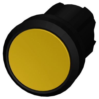 3SU1000-0AA30-0AA0 - Pushbutton, 22 mm, round, plastic, yellow, pushbutton, flat, latching, Push-to-release mechanism - Siemens - Pushbutton, 22 mm, round, plastic, yellow, pushbutton, flat, latching, Push-to-release mechanism - Siemens - 2