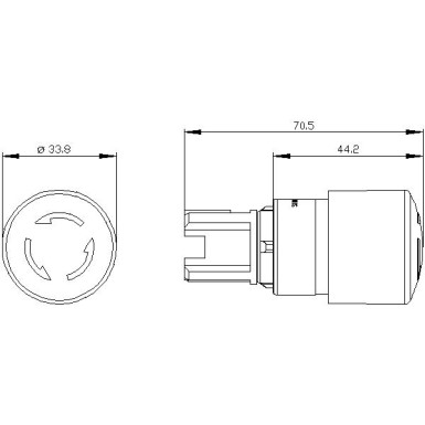 3SU1000-1GB20-0AA0 - EMERGENCY STOP mushroom pushbutton, 22 mm, round, plastic, red, 30 mm, positive latching, acc. to EN - Siemens - EMERGENCY STOP mushroom pushbutton, 22 mm, round, plastic, red, 30 mm, positive latching, acc. to EN - Siemens - 1