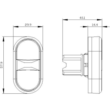 3SU1000-3AB61-0AK0 - Twin pushbutton, 22 mm, round, plastic, white: I, Black: O, pushbuttons, flat - Siemens - Twin pushbutton, 22 mm, round, plastic, white: I, Black: O, pushbuttons, flat - Siemens - 2