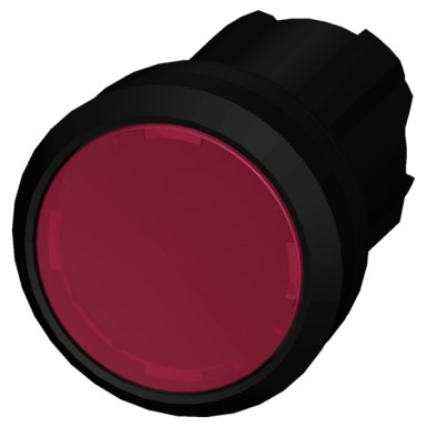 3SU1001-0AA20-0AA0 - Illuminated pushbutton, 22 mm, round, plastic, red, pushbutton, flat, latching, Push-to-release mech - Siemens - Illuminated pushbutton, 22 mm, round, plastic, red, pushbutton, flat, latching, Push-to-release mech - Siemens - 2