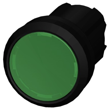 3SU1001-0AA40-0AA0 - Illuminated pushbutton, 22 mm, round, plastic, green, pushbutton, flat, latching, Push-to-release me - Siemens - Illuminated pushbutton, 22 mm, round, plastic, green, pushbutton, flat, latching, Push-to-release me - Siemens - 2