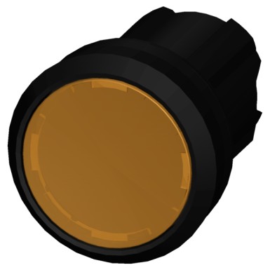 3SU1001-0AB00-0AA0 - Illuminated pushbutton, 22 mm, round, plastic, amber, pushbutton, flat momentary contact type - Siemens - Illuminated pushbutton, 22 mm, round, plastic, amber, pushbutton, flat momentary contact type - Siemens - 1