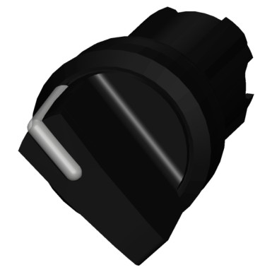 3SU1002-2BC10-0AA0 - Illuminable selector switch, 22 mm, round, plastic, black, Selector switch short, 2 switch positions - Siemens - Illuminable selector switch, 22 mm, round, plastic, black, Selector switch short, 2 switch positions - Siemens - 2