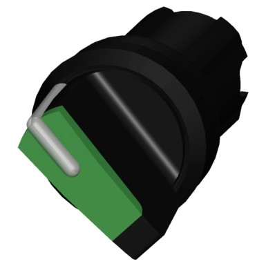 3SU1002-2BC40-0AA0 - Selector switch, illuminable, 22 mm, round, plastic, green, selector switch, short, 2 switch positio - Siemens - Selector switch, illuminable, 22 mm, round, plastic, green, selector switch, short, 2 switch positio - Siemens - 0