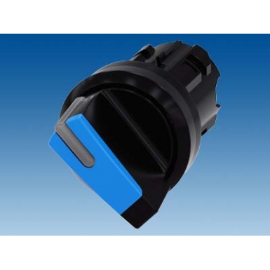 3SU1002-2BC50-0AA0 - Selector switch, illuminable, 22 mm, round, plastic, blue, selector switch, short, 2 switch position - Siemens - Selector switch, illuminable, 22 mm, round, plastic, blue, selector switch, short, 2 switch position - Siemens - 0