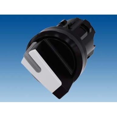 3SU1002-2BC60-0AA0 - Selector switch, illuminable, 22 mm, round, plastic, white, selector switch, short, 2 switch positio - Siemens - Selector switch, illuminable, 22 mm, round, plastic, white, selector switch, short, 2 switch positio - Siemens - 0